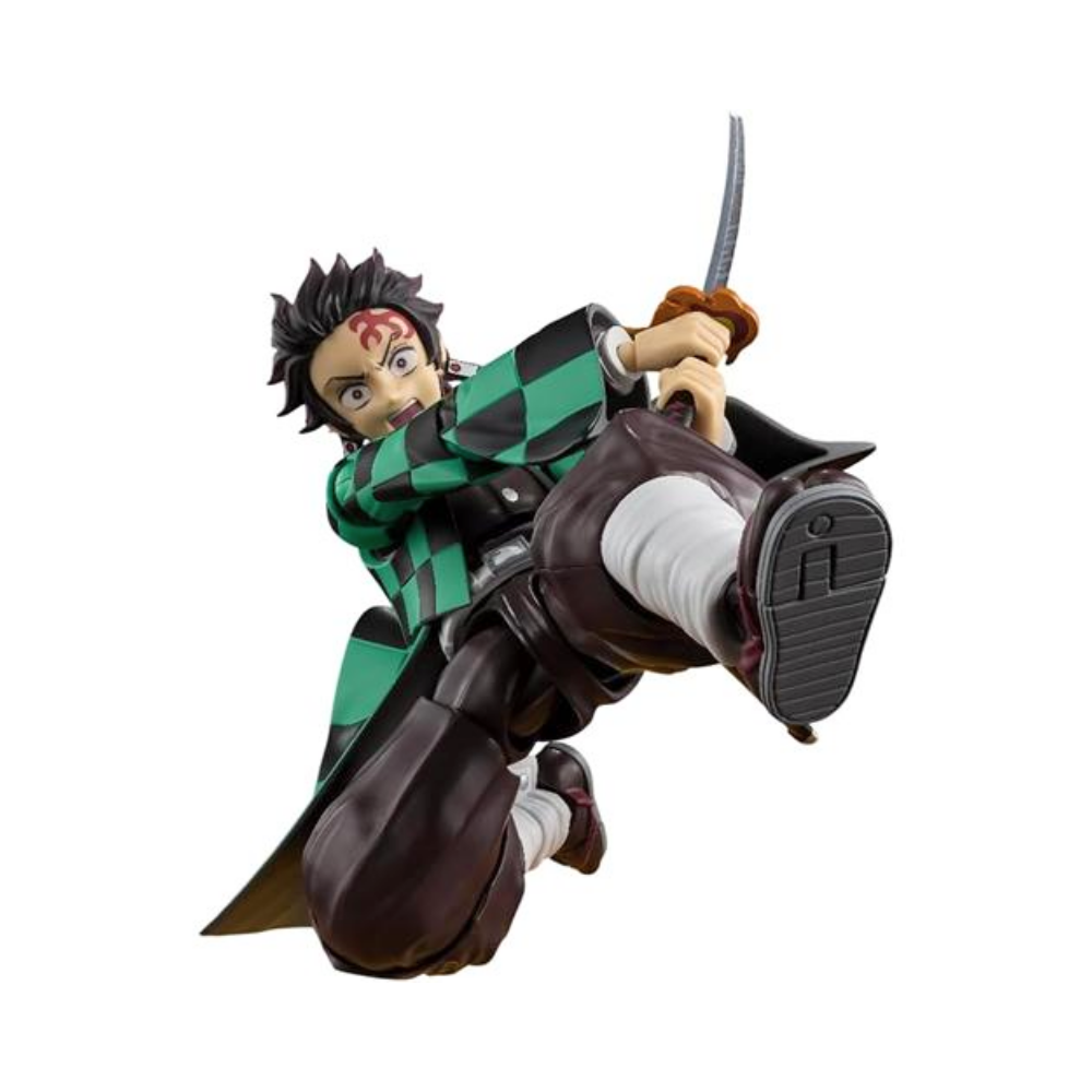 Demon Slayer TANJIRO KAMADO Battle of Infinite Castle Ver. S.H. Figuarts Action Figure By Bandai Tamshii